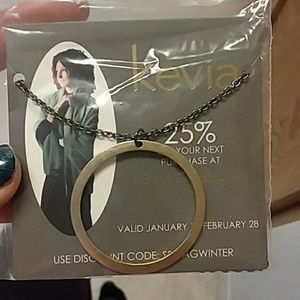 Long Circle Necklace